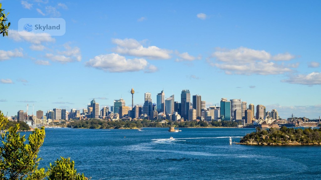 Aerial view of the Gold Coast skyline and beach