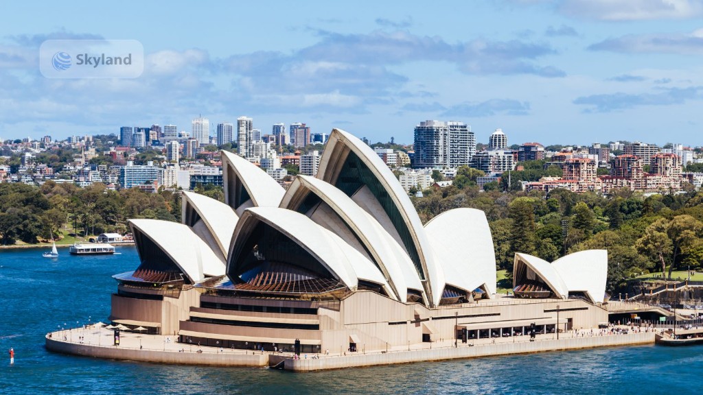 Sydney Opera House on the harbour