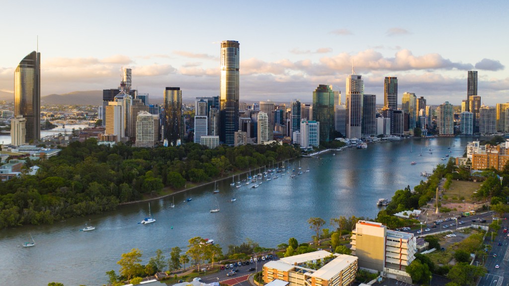 Aerial view of the Gold Coast, Queensland