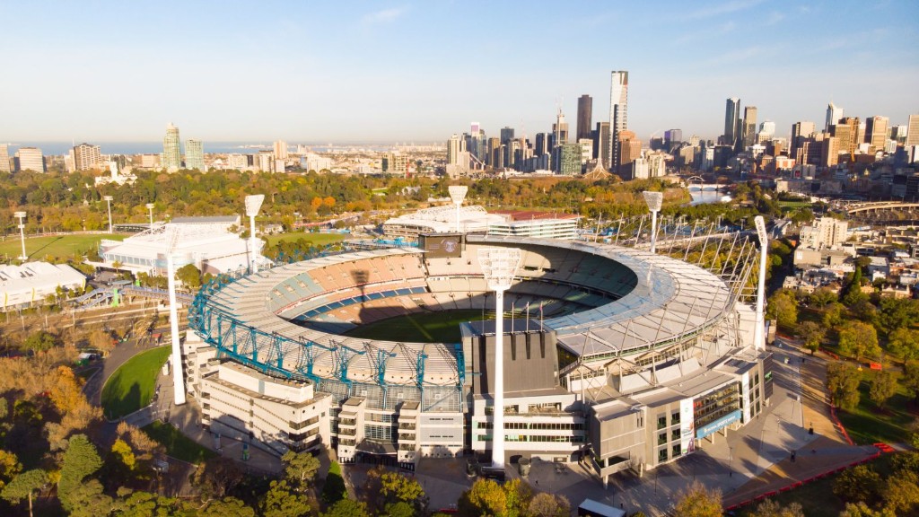 Yarra River and Melbourne CBD including Eureka Tower