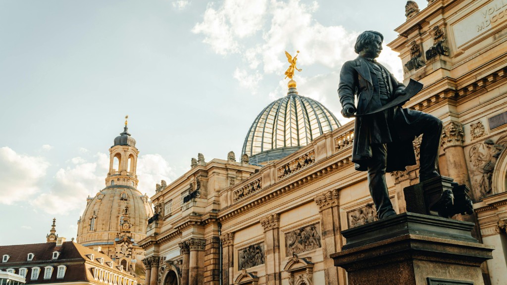 Historic architecture in Dresden, Germany
