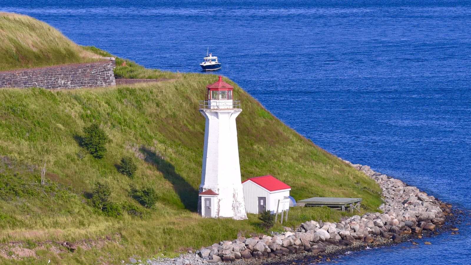 Lighthouse on the Nova Scotia coast