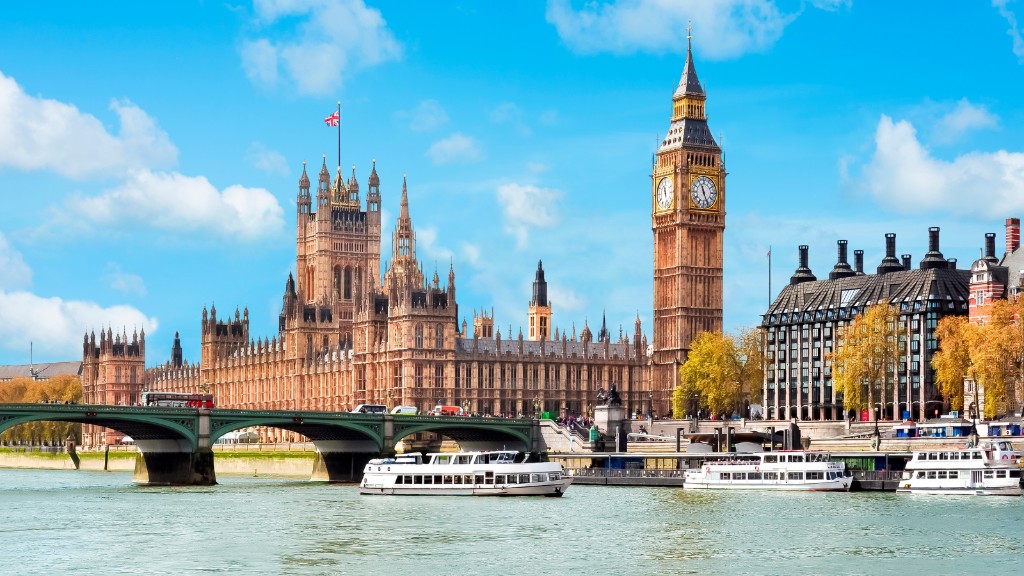 UK visit visa and Palace of Westminster in London