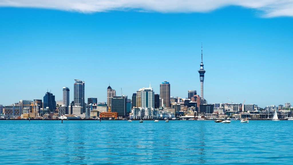 New Zealand visitor visa and Auckland skyline