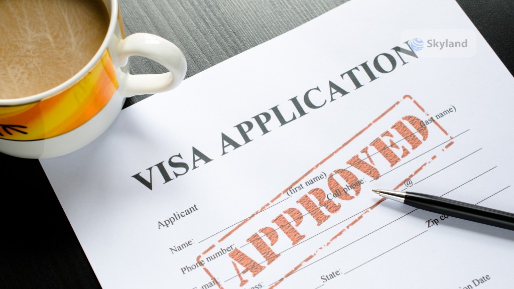 Approved visa application process